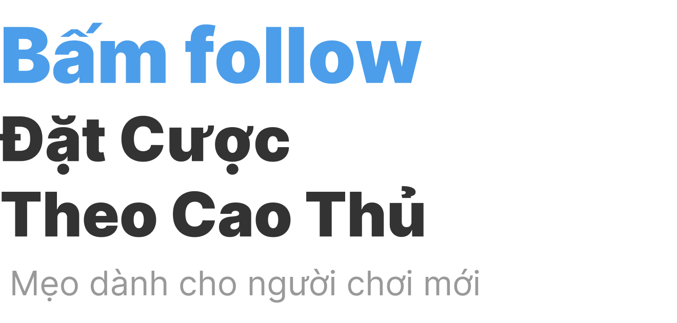follow cao thủ