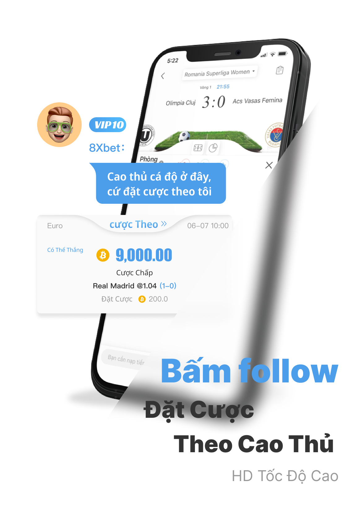 đặt cược theo cao thủ